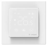 Терморегулятор Ридан Clever с Wi-Fi (белый), с комбинацией датчиков, 16А