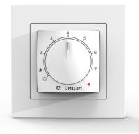 Терморегулятор Ридан Twist (белый) с датчиком пола, 16А
