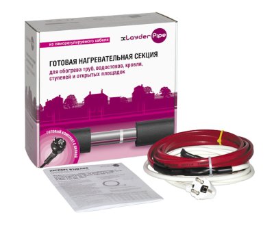 комплект для обогрева труб без защитного экрана xlayder pipe ehl-16 - 16 вт/м фото