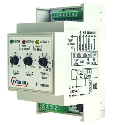 термостат-метеостанция extherm th-meteo фото