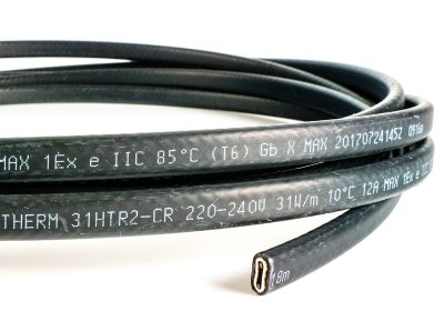 саморегулирующийся нагревательный кабель extherm hxtr фото